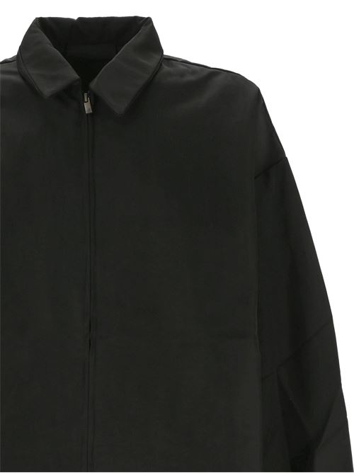 Bomber con finitura satinata in nylon riciclato nero Fear of God | 202BT246380FBLACK